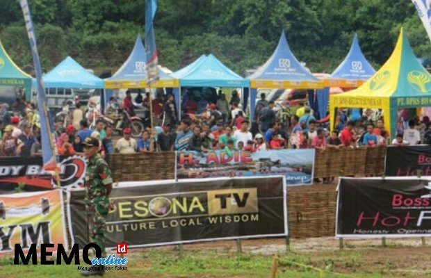 Foto: Anggota Kodim 0827/Sumenep Saat Melakukan Pengamanan Pelaksanaan "LATBER TERRAK'S FUN RACE"