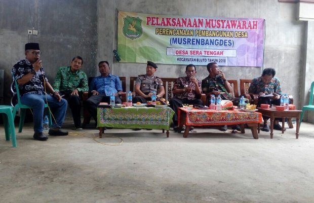 Foto: Suasana Musrembangdes di Desa Sera Tengah Kecamatan Bluto