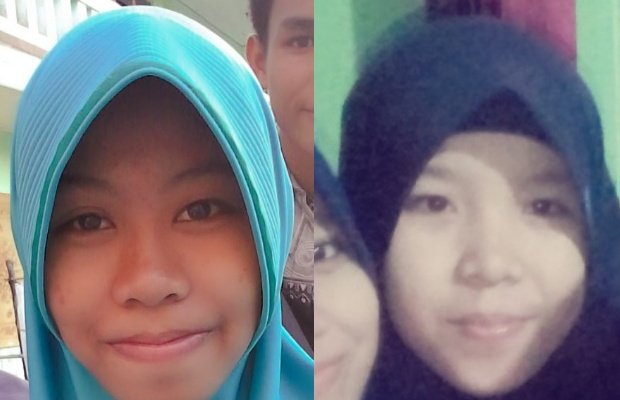 Foto : Dua korban siswi tumpah ke laut semasa hidupnya