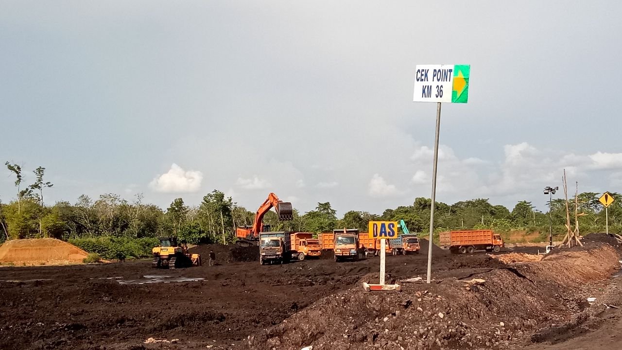 Salah satu lokasi perisahaan batu bara