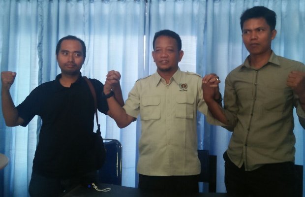 Foto: Tiga Ketua Organisasi Wartawan di Sumenep