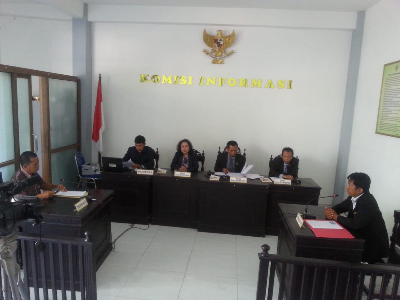 Foto: Sidang Perdana Rekrutmen KI di Kantor KI Sumenep Jalan Dr Cipto