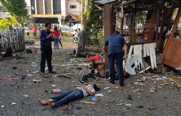 Fotp: Salah satu korban bom bunuh diri di surabaya