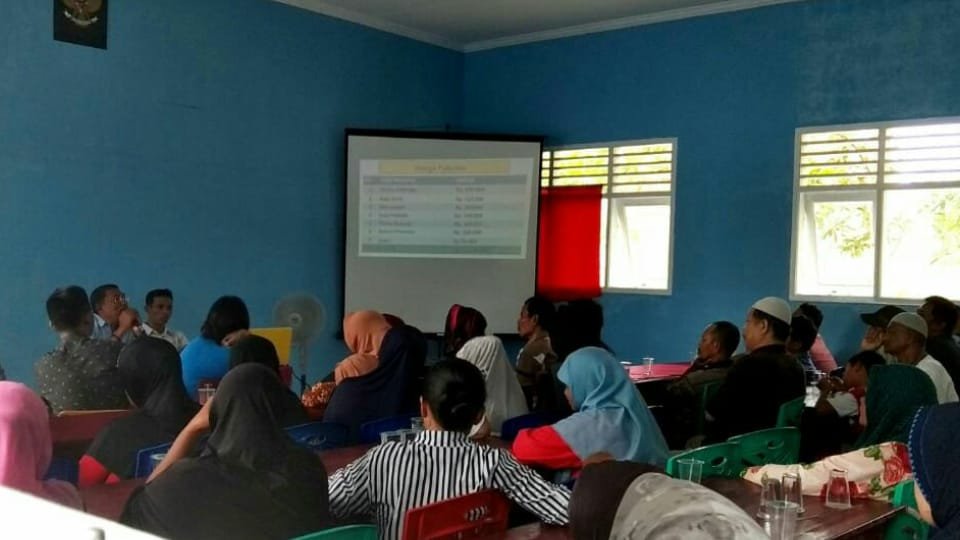 Foto: Wali siswa SMKN 01 Singkep saat Gelar Rapat Kesepakatan