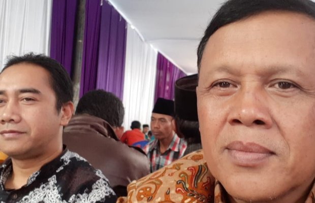 Foto: Hasmono, (kanan) Anggota DPRD Kota Batu dari Partai Amanat Nasional (PAN)