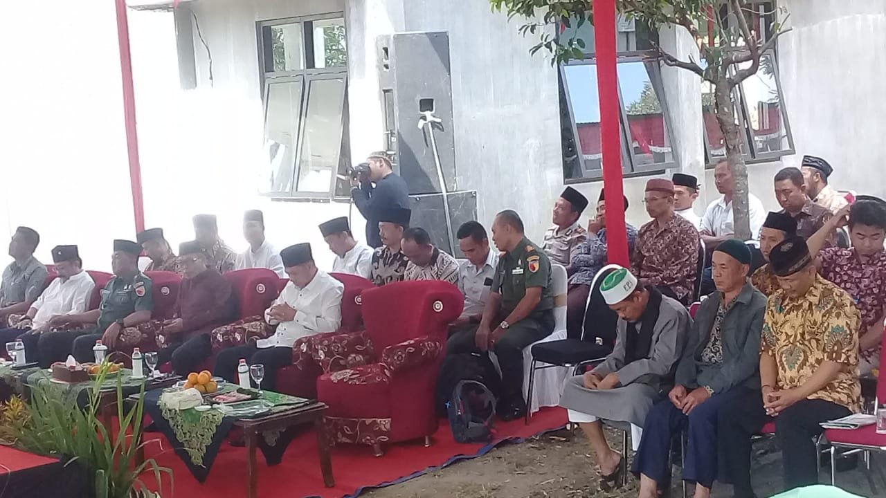 Foto: Suasana saat berlangsungnya giat Halal bihalal di Jalan Dr. Soetomo, Desa Junrejo, Kecamatan Junrejo, Kota Batu.