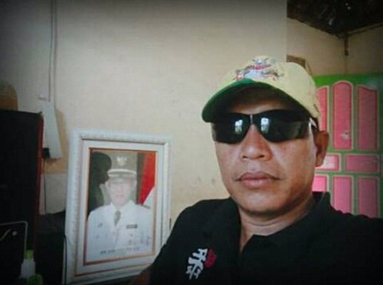 Foto: Darmadi, pengurus LSM Serampuh Desa Air Ritam