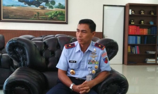 Foto: Komandan Pangkalan TNI AU Abdulrachman Saleh Marsekal Pertama TNI Andi Wijaya, S, Sos.