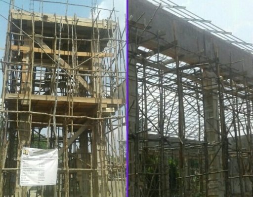 Foto: Gedung serbaguna dan Pamsimas Desa panta dewa