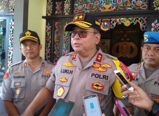 Foto: Kapolda Jatim saat di Mapolres Sumenep