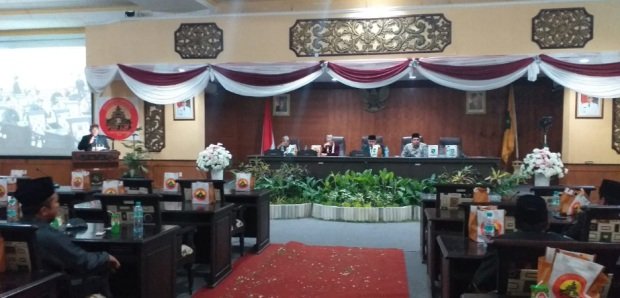Foto: Suasana paripurna istimewa hari jadi sumenep yang ke 749