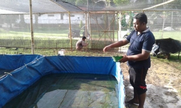 Foto: Abdullah Mohammad Husien, jebolan Pusat Inkubator Wirausaha STKIP (PIWS) Sumenep