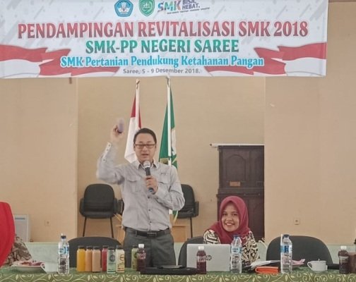 Foto: Pelaksanaan Pendampingan Revitalisasi SMK-PP Negeri Saree Tahap II Tahun 2018