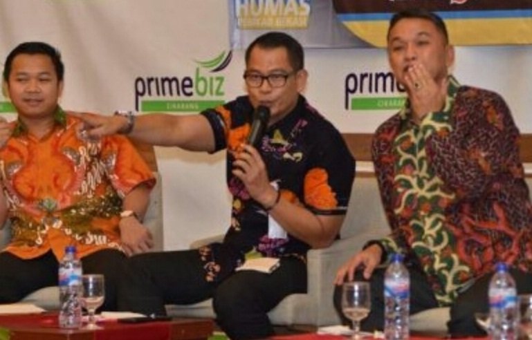 Foto: Humas dan Protokol Setda Kabupaten Bekasi saat coffee morning.(Humas)