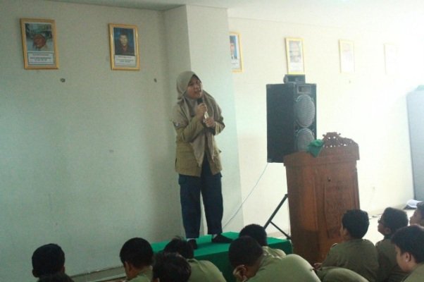 Foto: Adinda Aura,  Ketua Umum IPM di Spemma