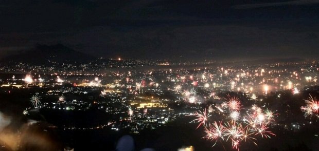 Foto: pergantian tahun baru 2019