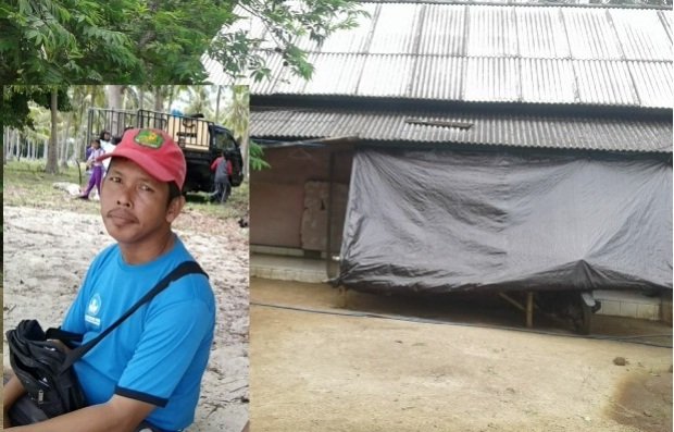Foto: Rumah milik Mahfud, warga Dusun Baru RT. 01 RW. 04 Desa Masalima, Kecamatan/Pulau Masalembu