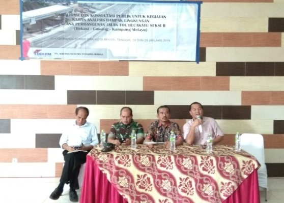 Foto: Sosialisasi dan Konsultasi Publik Rencana Kegiatan Pembangunan Jalan Tol Becakayu
