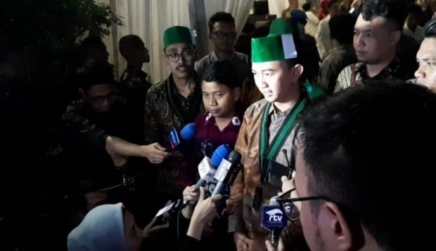 Foto: Ketum HMI saat wawancara