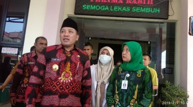 Foto: Bupati sampang saat sidak rumah sakit