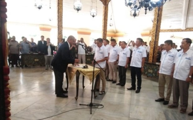 Foto: pelantikan pengurus Askab PSSI Sumenep priode 2018 - 2022