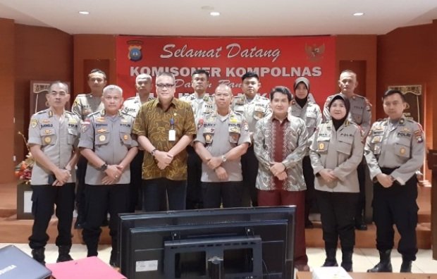 Foto: Kompolnas Saat Melakukan Giat Puldata di Polda Kepri
