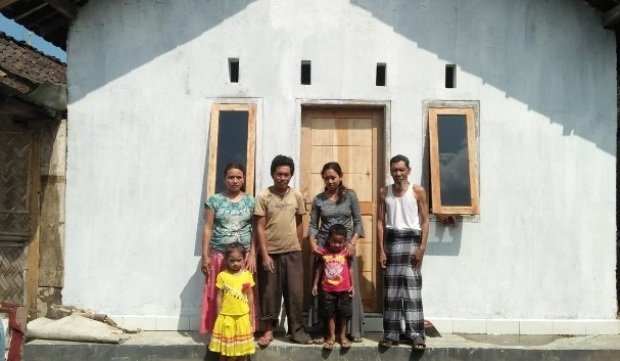 foto: rumah baru Sahwari