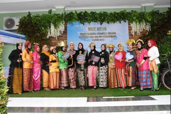 foto: peringatan HUT Persit ke-73 tahun 