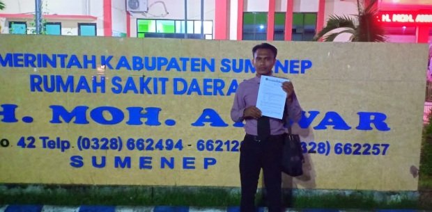 foto: Didik (36), Warga Desa Palongan, Kecamatan Bluto, Kabupaten Sumenep