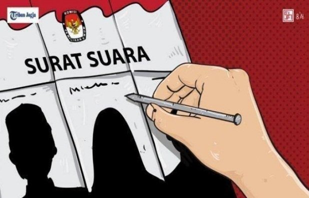 foto: Suara Caleg Provinsi dan Pusat Muncul Tanpa Direkap di TPS 4 