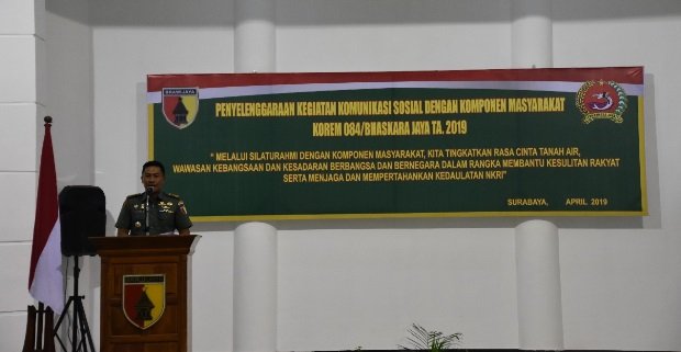 foto: penyelenggaraan kegiatan komunikasi sosial dengan komponen masyarakat