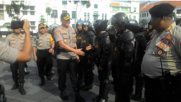 Foto: Pengerahan 529 Personel Polres Metro 
