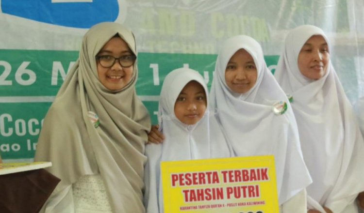 Foto: Malika Riski Aulia, Peserta Terbaik Karantina Hafizh Qur'an Ibnu Katsir