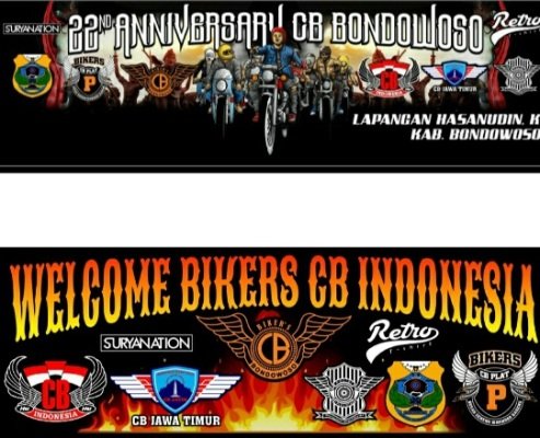 Foto: Aniversary ke 22 CB Bondowoso dan Halal Bikers CB Se Indonesia