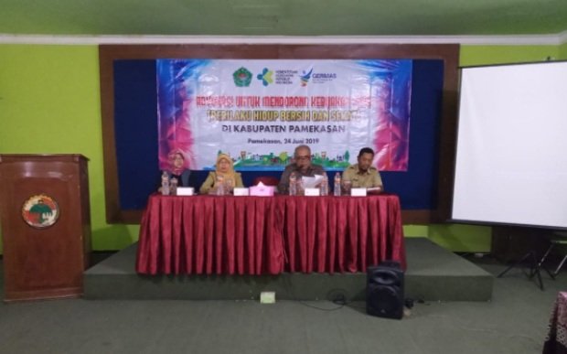 Foto: Dinas Kesehatan Pamekasan saat Mengelar Rapat Advokasi Lintas Sektoral