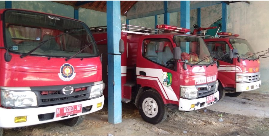 foto: Empat Armada Damkar di Sampang