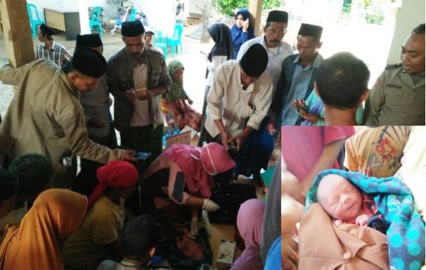 Foto: Bayi tak bedosa yang ditemukan pencari pasir di Sampang