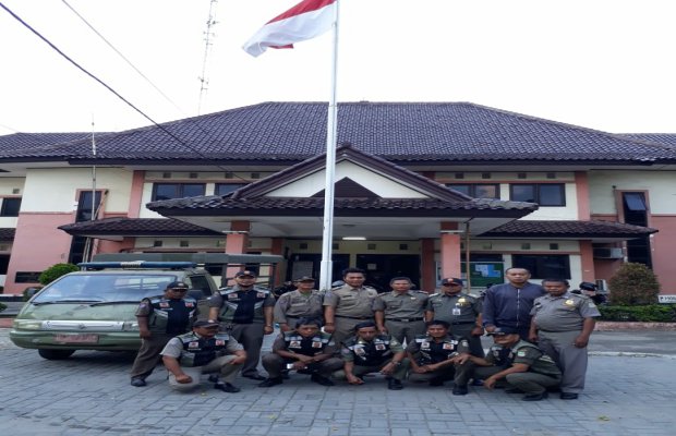 Foto: Personil Trantib Kecamatan Tambun Selatan Kabupaten Bekasi