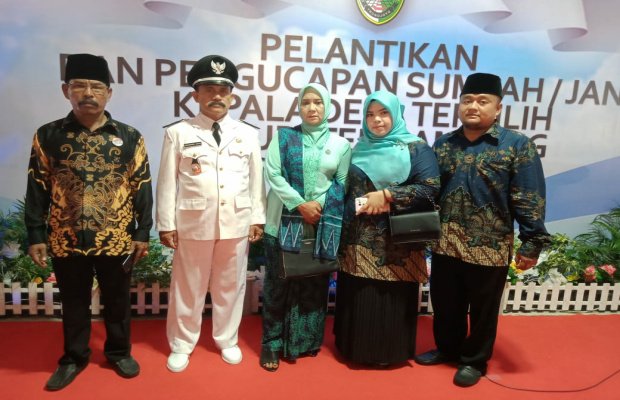Foto : Mohammad Juhar di Pendopo Trunojoyo setelah dilantik Bupati Sampang
