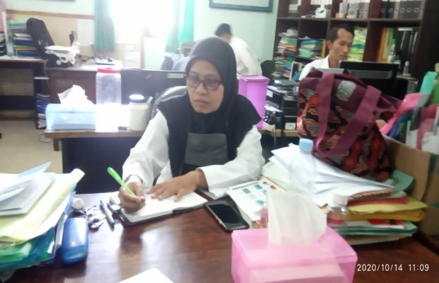 Foto : Kepala bidang Budidaya Perikanan Dinas Perikanan Sumenep Sri Harjani