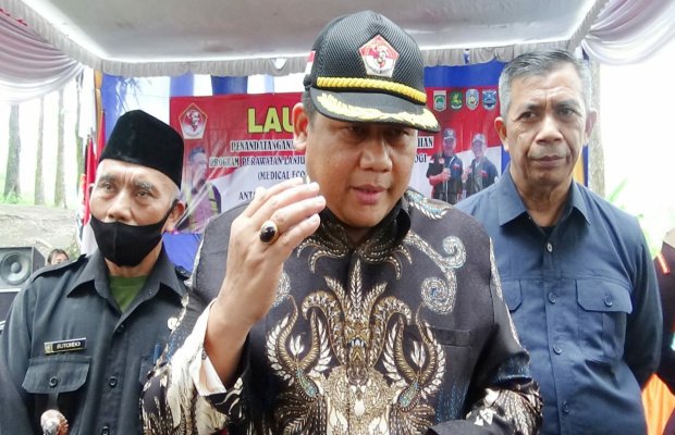 Foto: Ketua Presidium BKNI-RI, RM Tri Harsono, saat diwawancarai awak media