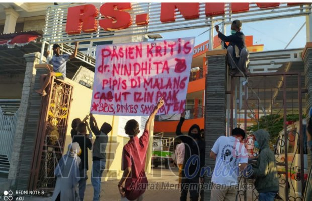 Foto : RS Nindita saat di Demo beberapa waktu yang lalu