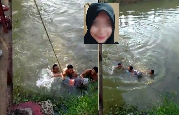 Foto: korban saat dievakuasi warga