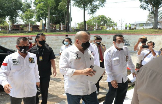Foto: LaNyalla di Bandar Lampung, sesaat sebelum terbang kembali ke Jakarta