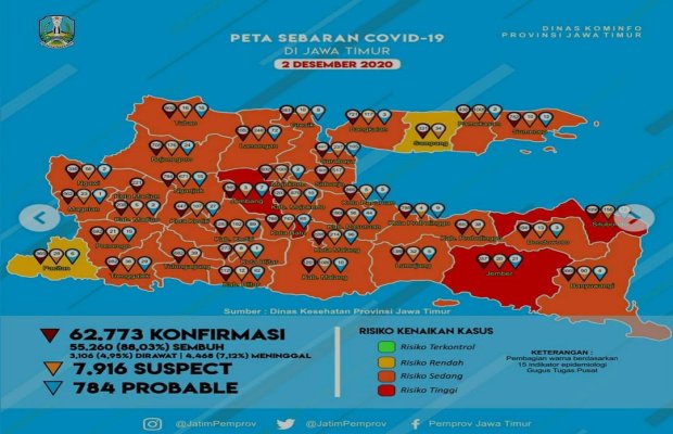 Foto : Peta Sebaran