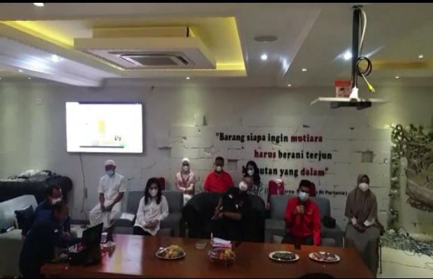 Foto: Suasana Pers Confren tim pemenangan Paslon nomor urut 01