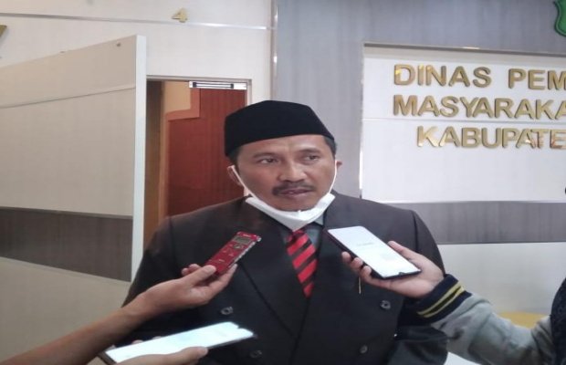 Foto: Kepala DPMD Sumenep Moh Ramli saat diwawancara