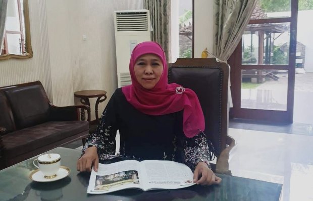 Foto: Gubernur Jatim, Hj. Khofifah Indar Parawansa. (akun twitter @KhofifahIP)