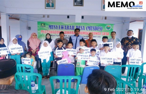 Foto: Acara penyerahan santunan kepada 22 yatim piatu