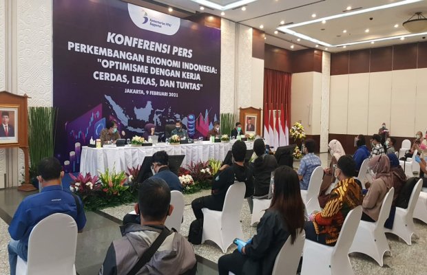 Foto: Konferensi pers Kemen PPN/ Bapennas